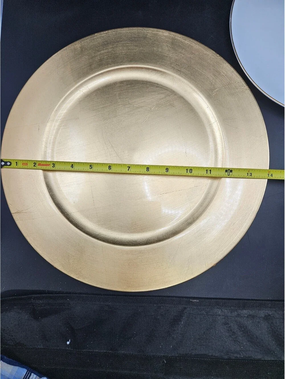 1950s Embassy USA Wheat Dinner Plates & Chargers Set of 2 Mid Century Farmhouse